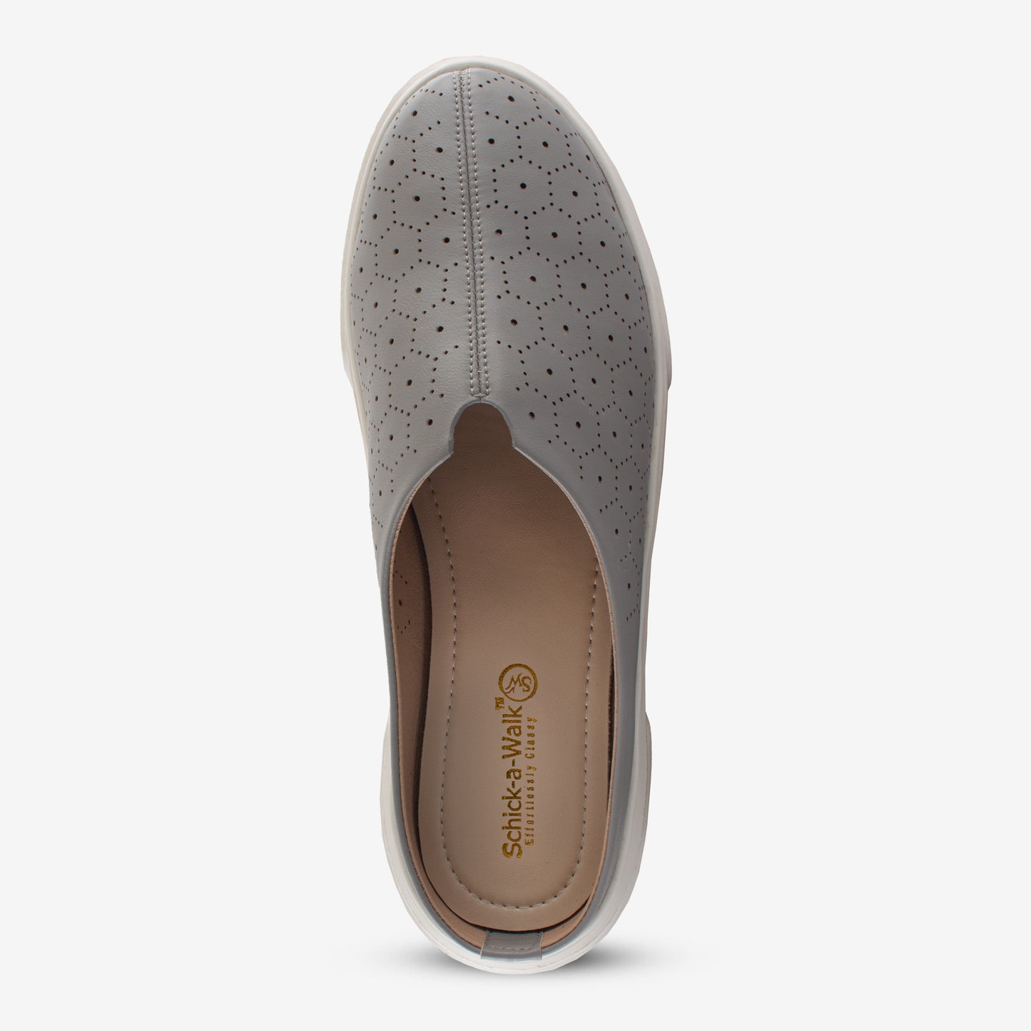 Schick a Walk Grey Half Shoes For Womens