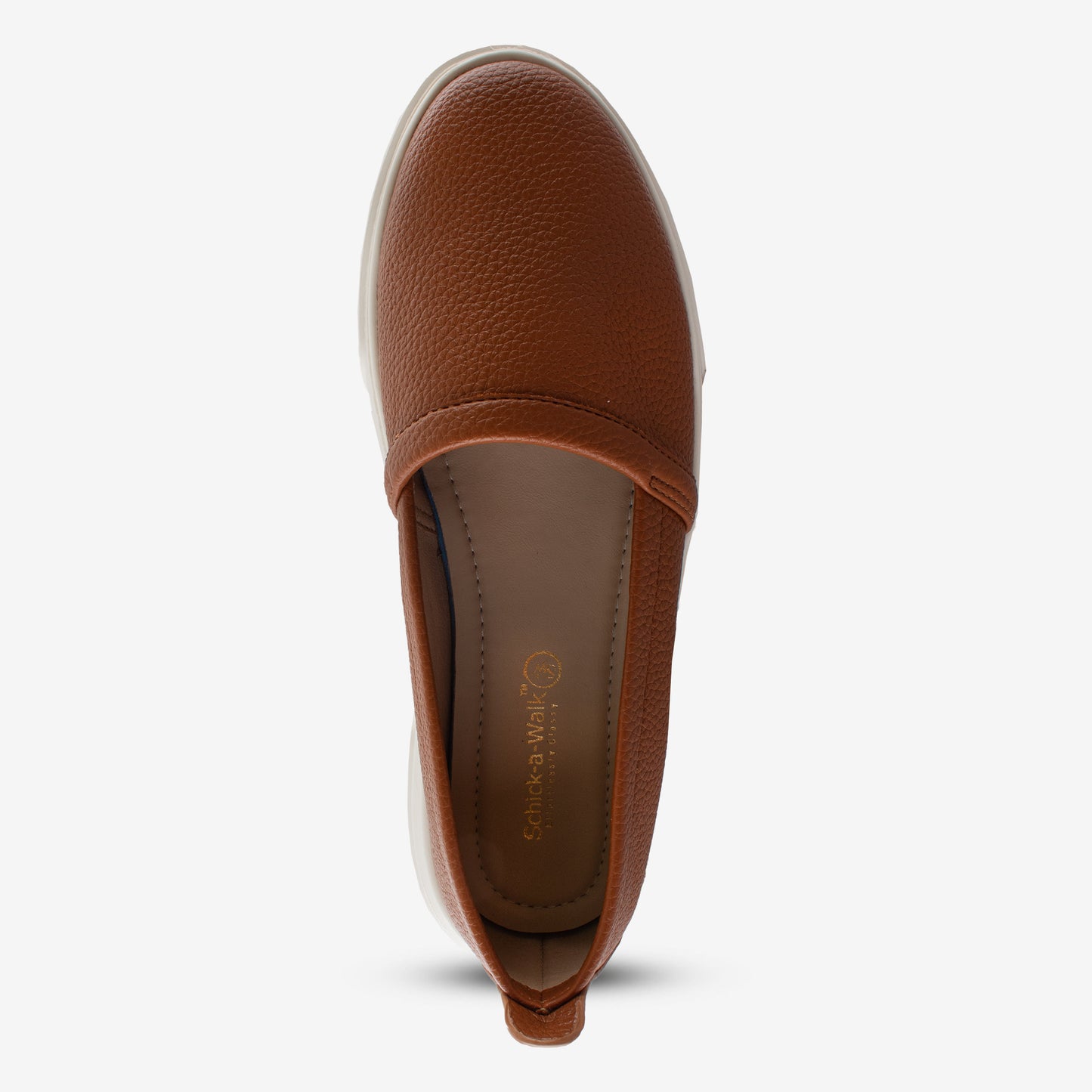 Schick a Walk Brown Slip-On Shoes For Women