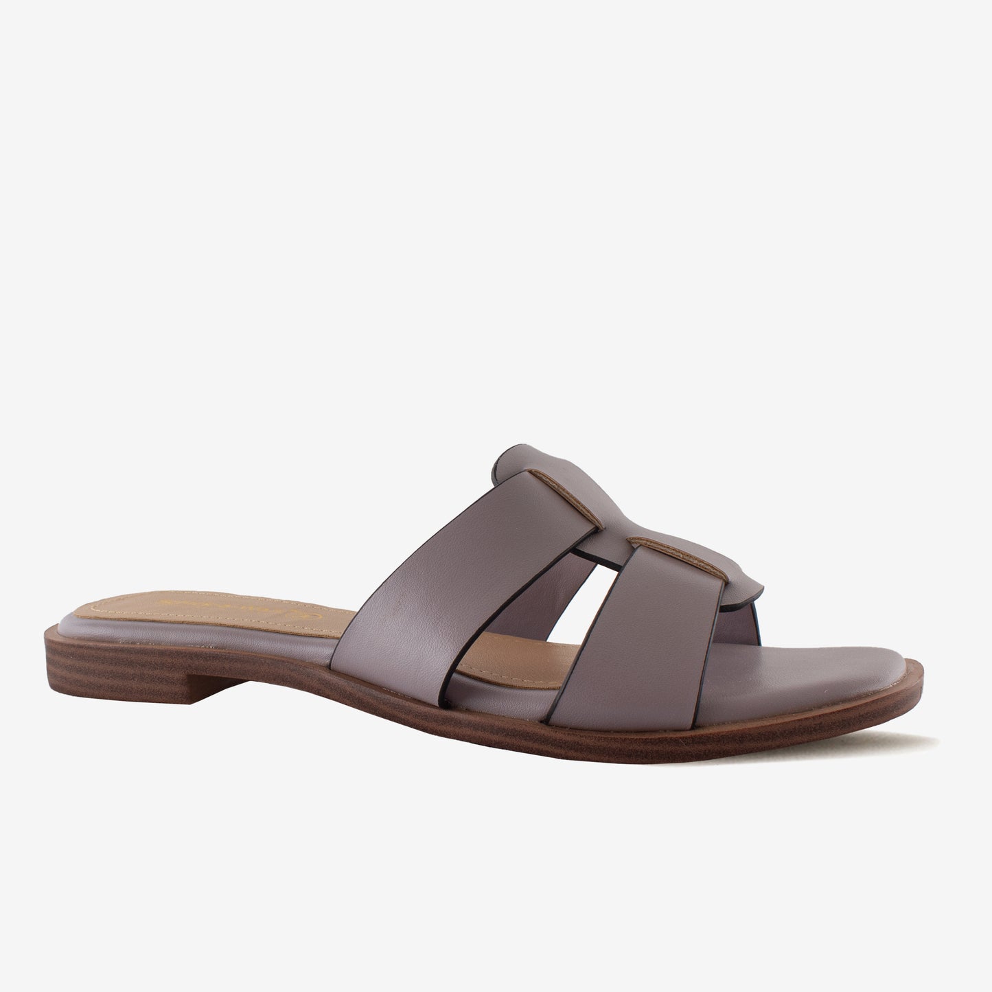Schick a Walk Purple Strappy Slide Sandal For Women