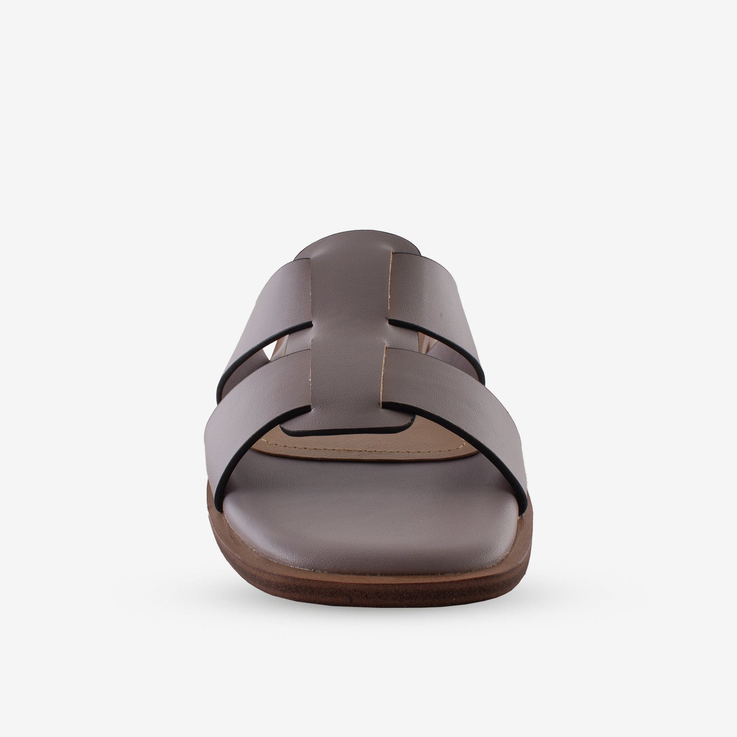 Schick a Walk Purple Strappy Slide Sandal For Women