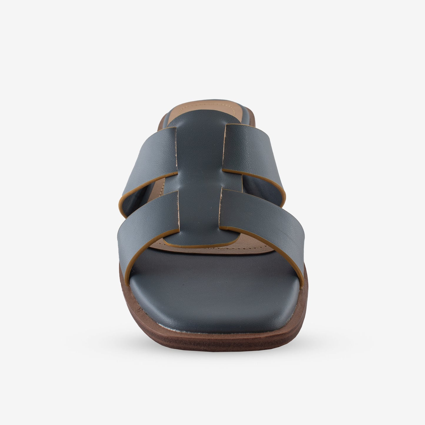 Schick a Walk Blue Strappy Slide Sandal For Women
