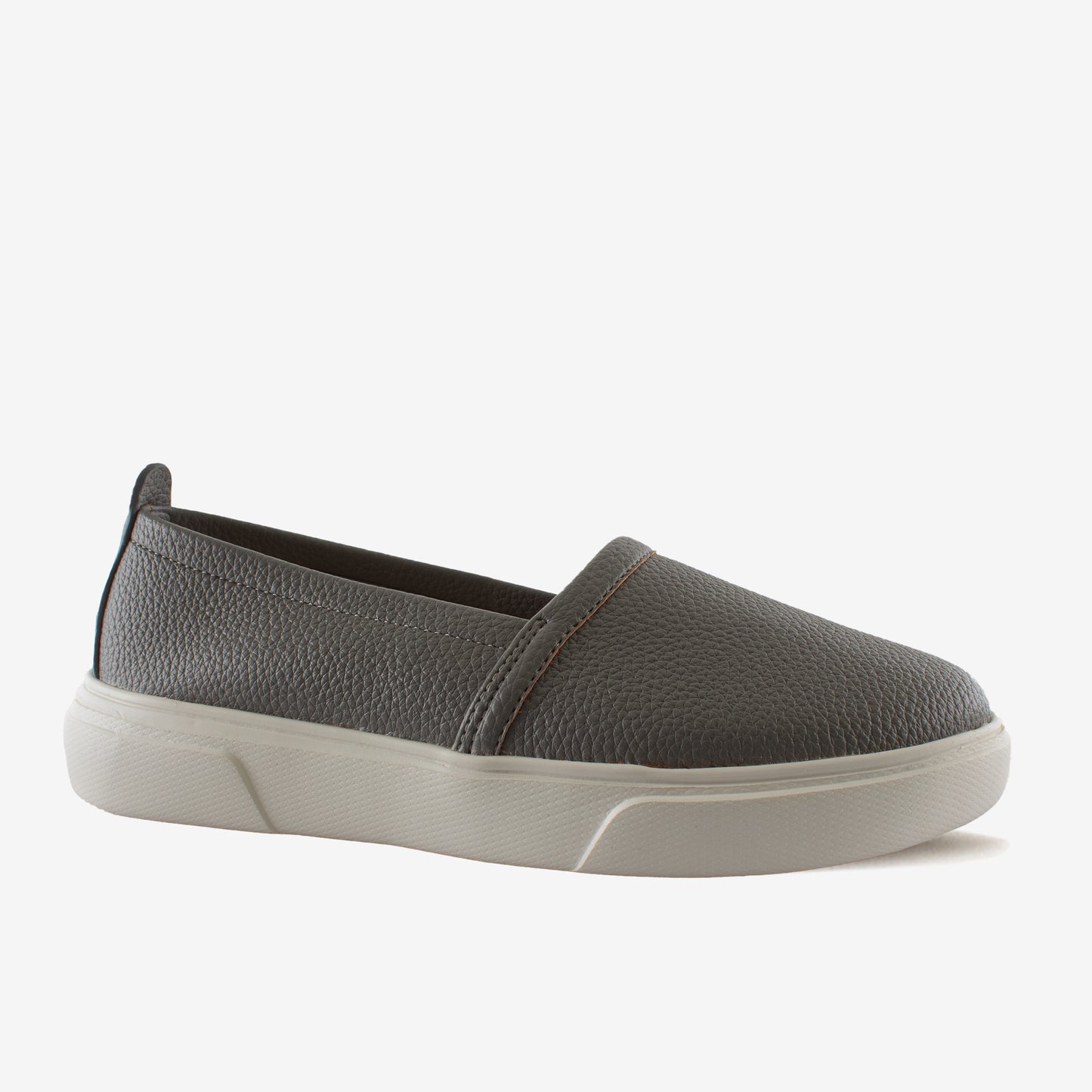 Schick a Walk Grey Slip-On Shoes For Women