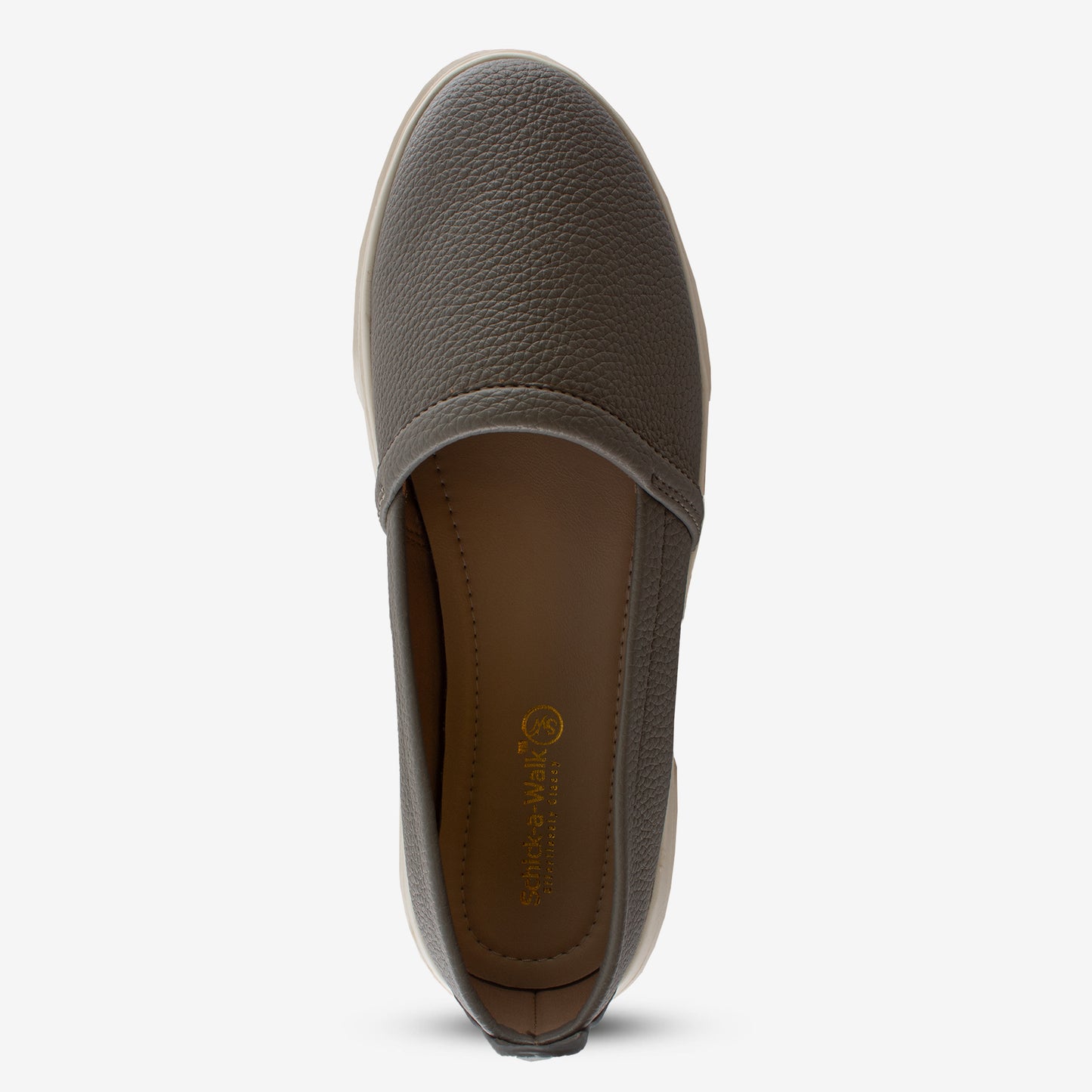 Schick a Walk Grey Slip-On Shoes For Women