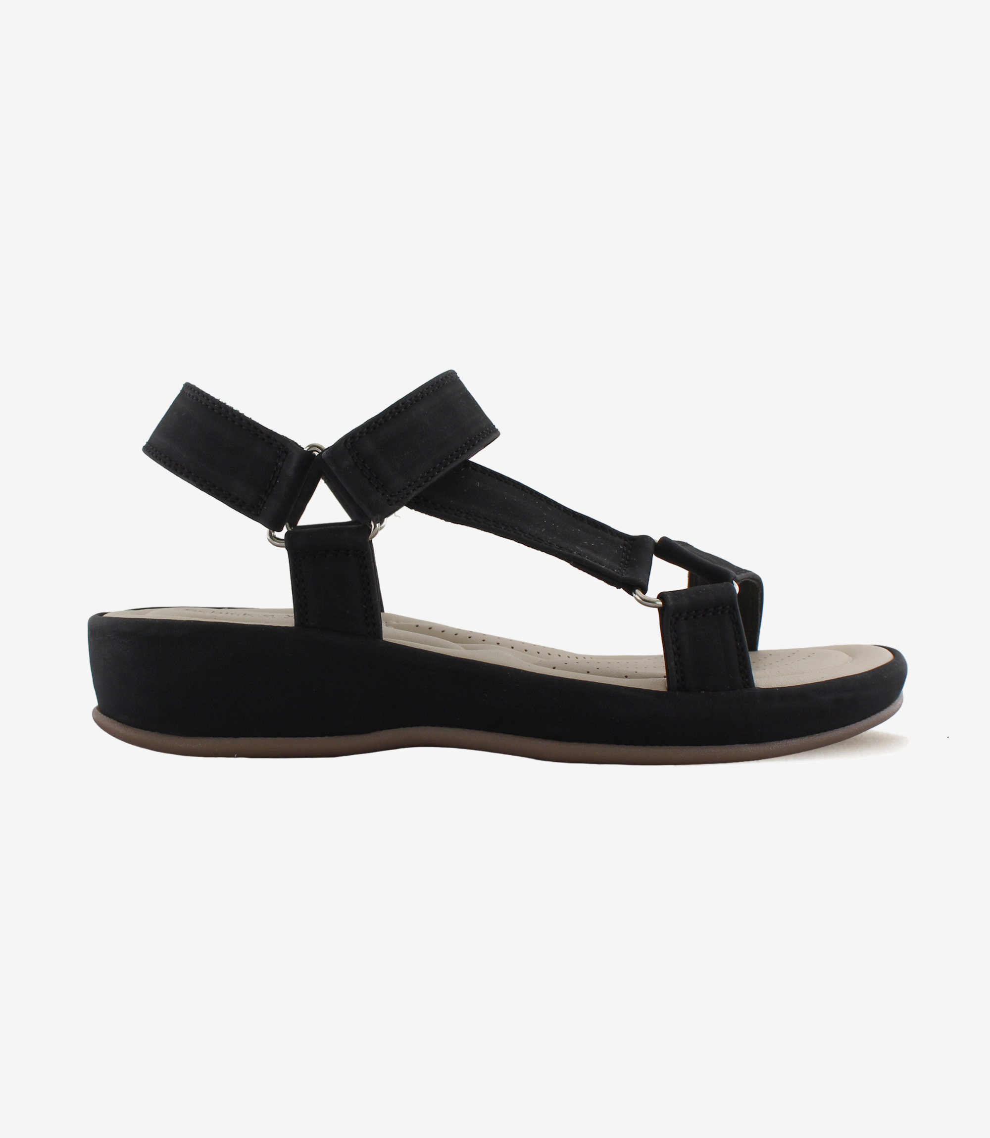 Comfortable Office Sandal for Women – Adjustable Strap, Black
