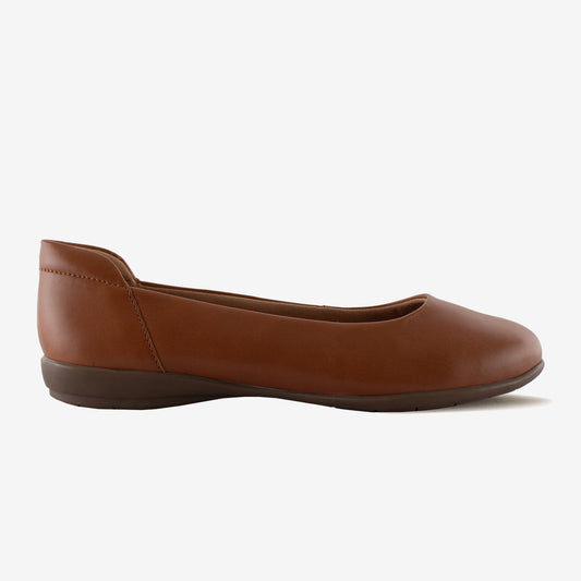 Schick a Walk Tan Ballerina Flats closed shoes For Women