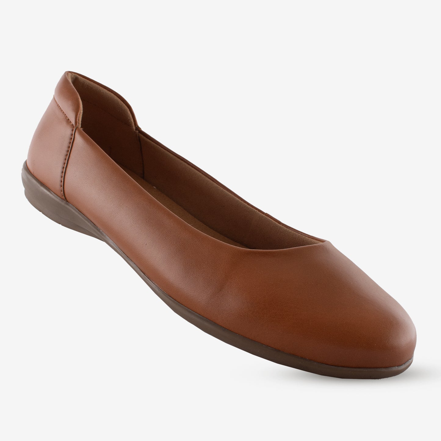 Schick a Walk Tan Ballerina Flats closed shoes For Women