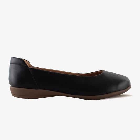 Schick a Walk Black Ballerina Flats For Womens