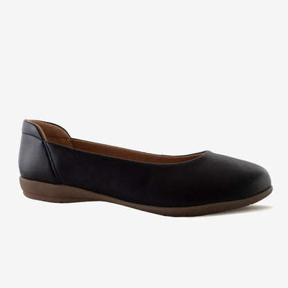 Schick a Walk Black Ballerina Flats For Womens