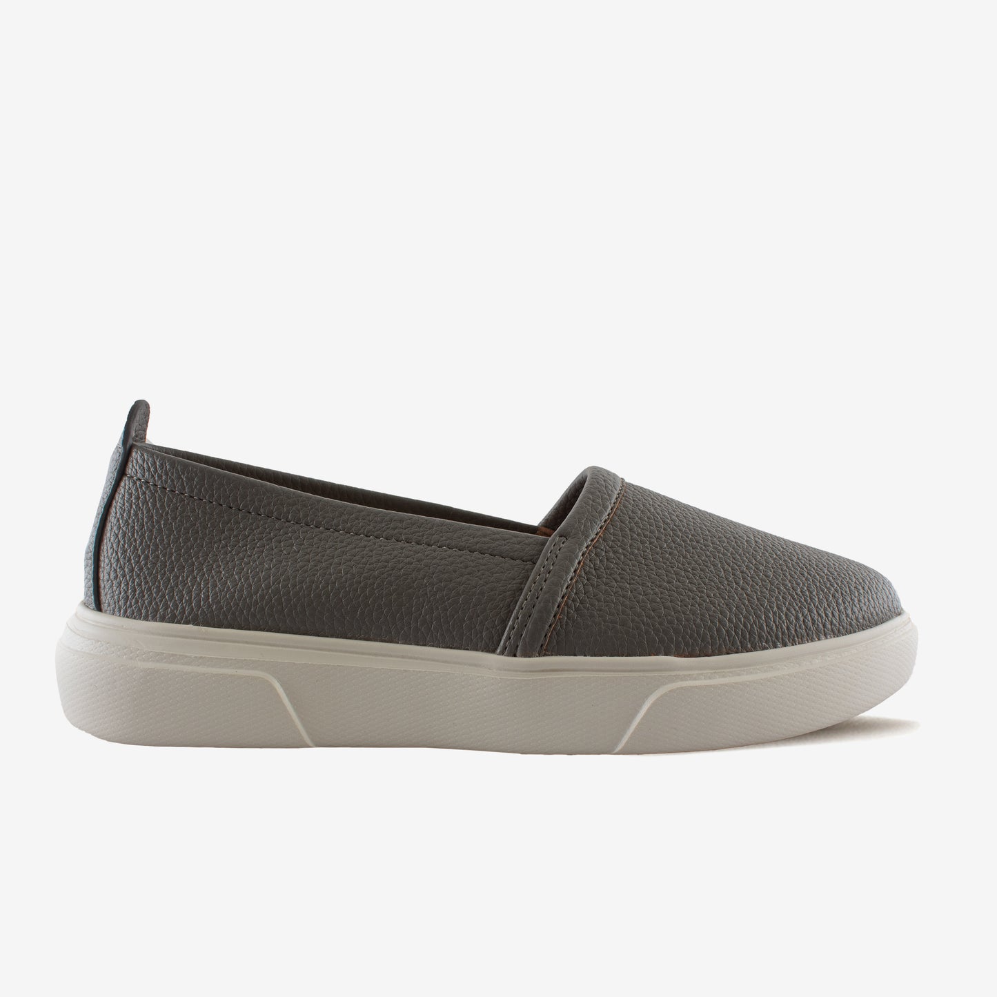 Schick a Walk Grey Slip-On Shoes For Women