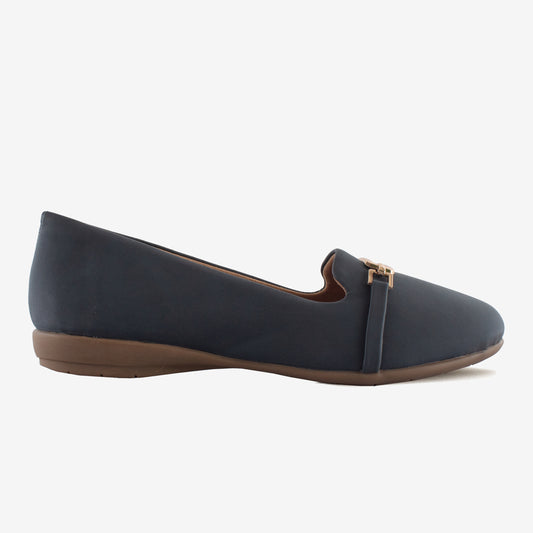 Schick a Walk Casual Grey Ballerina Flats For Women