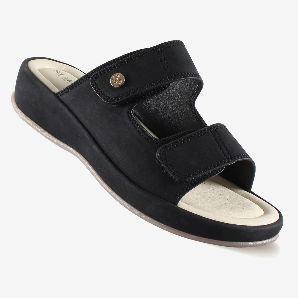 Chloe Black Mule
