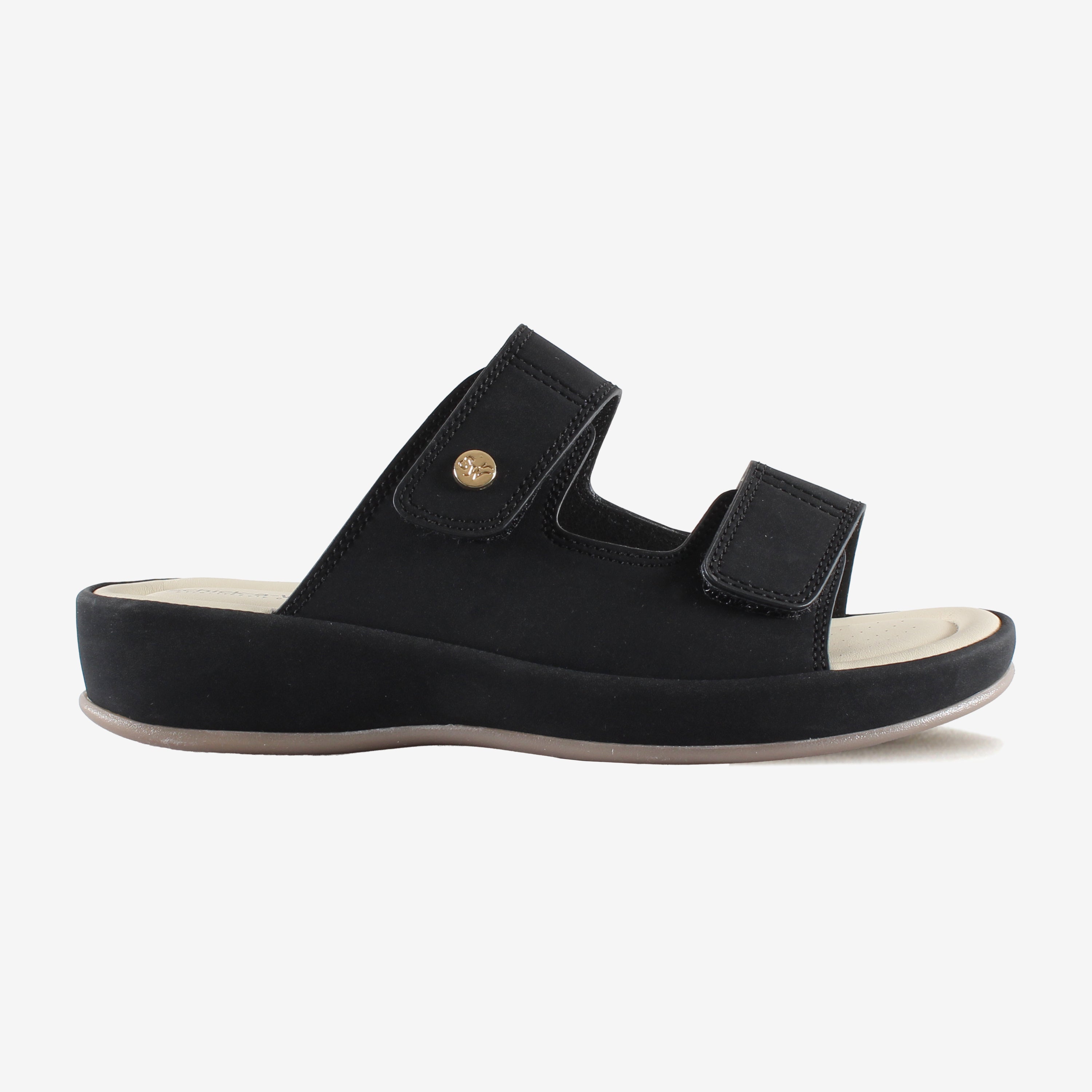 Chloe Black Mule