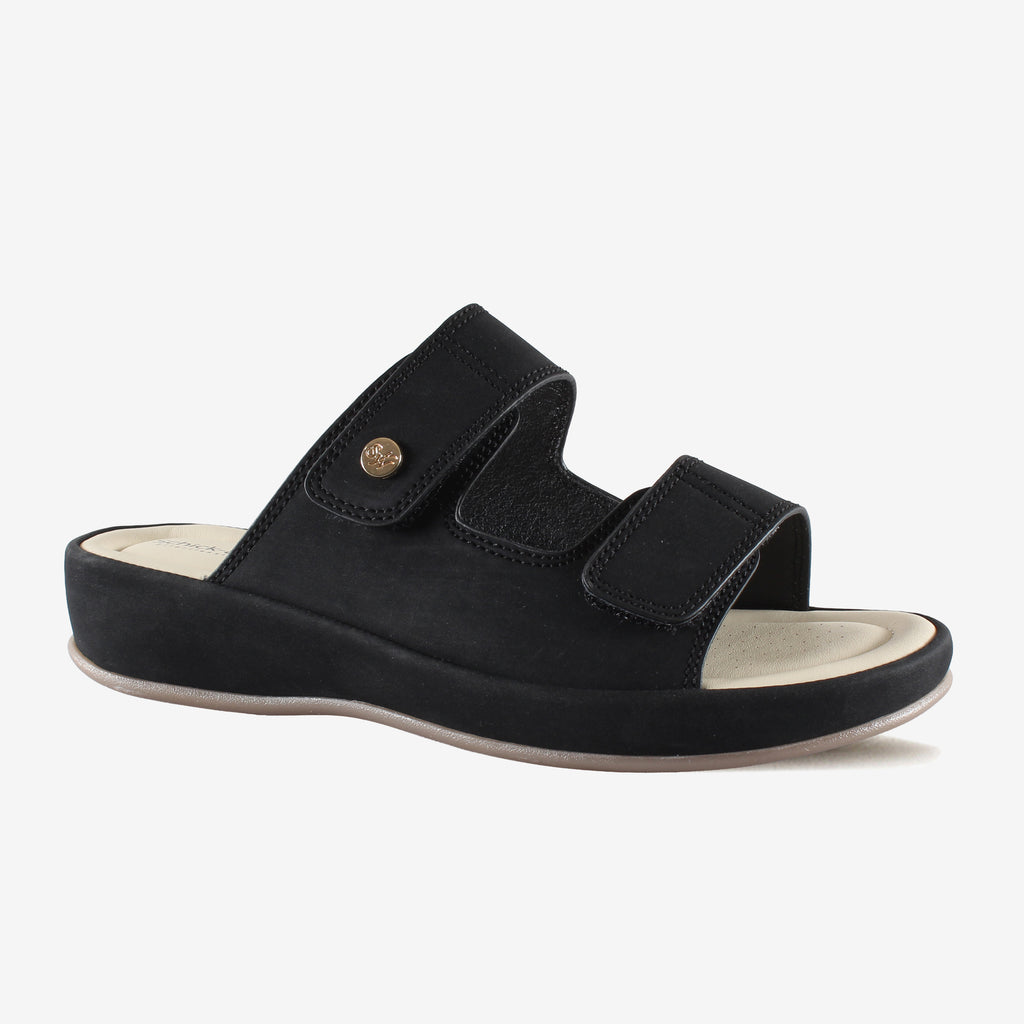 Chloe Black Mule