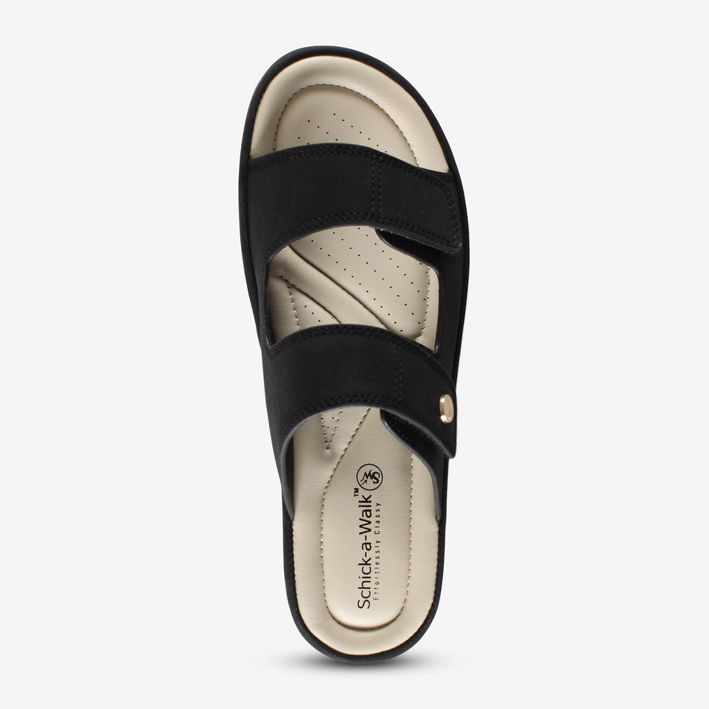 Chloe Black Mule