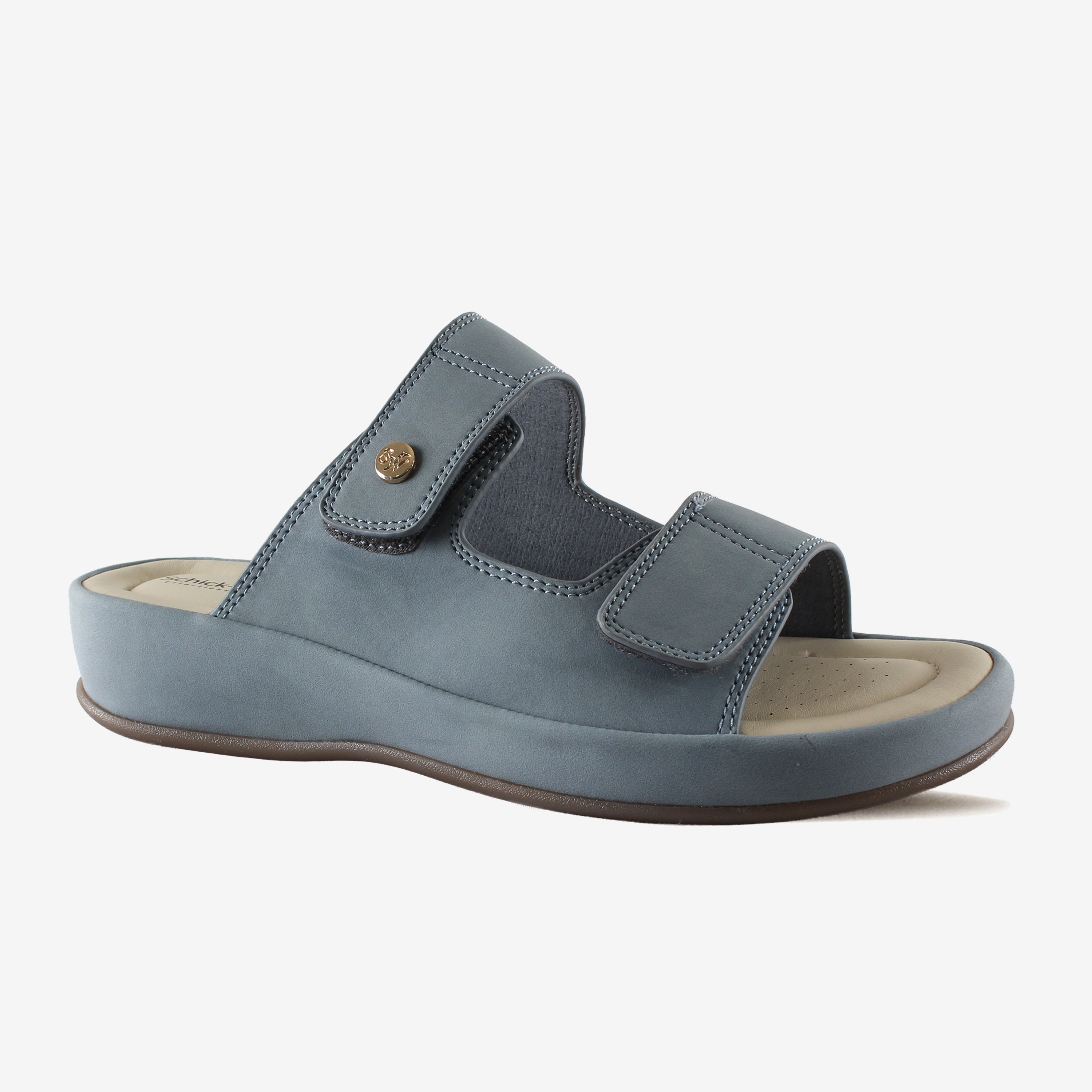 Chloe Blue Mule