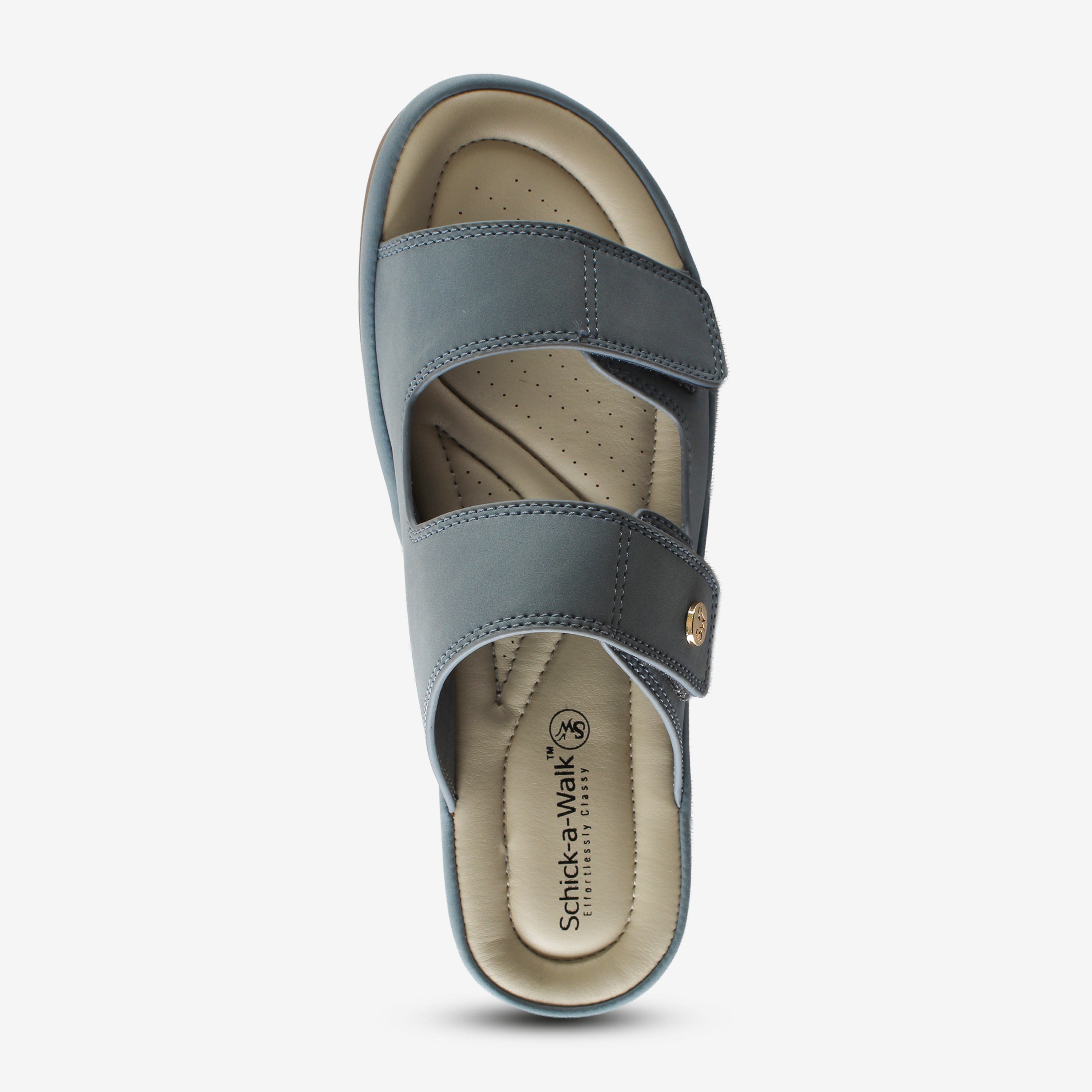 Chloe Blue Mule