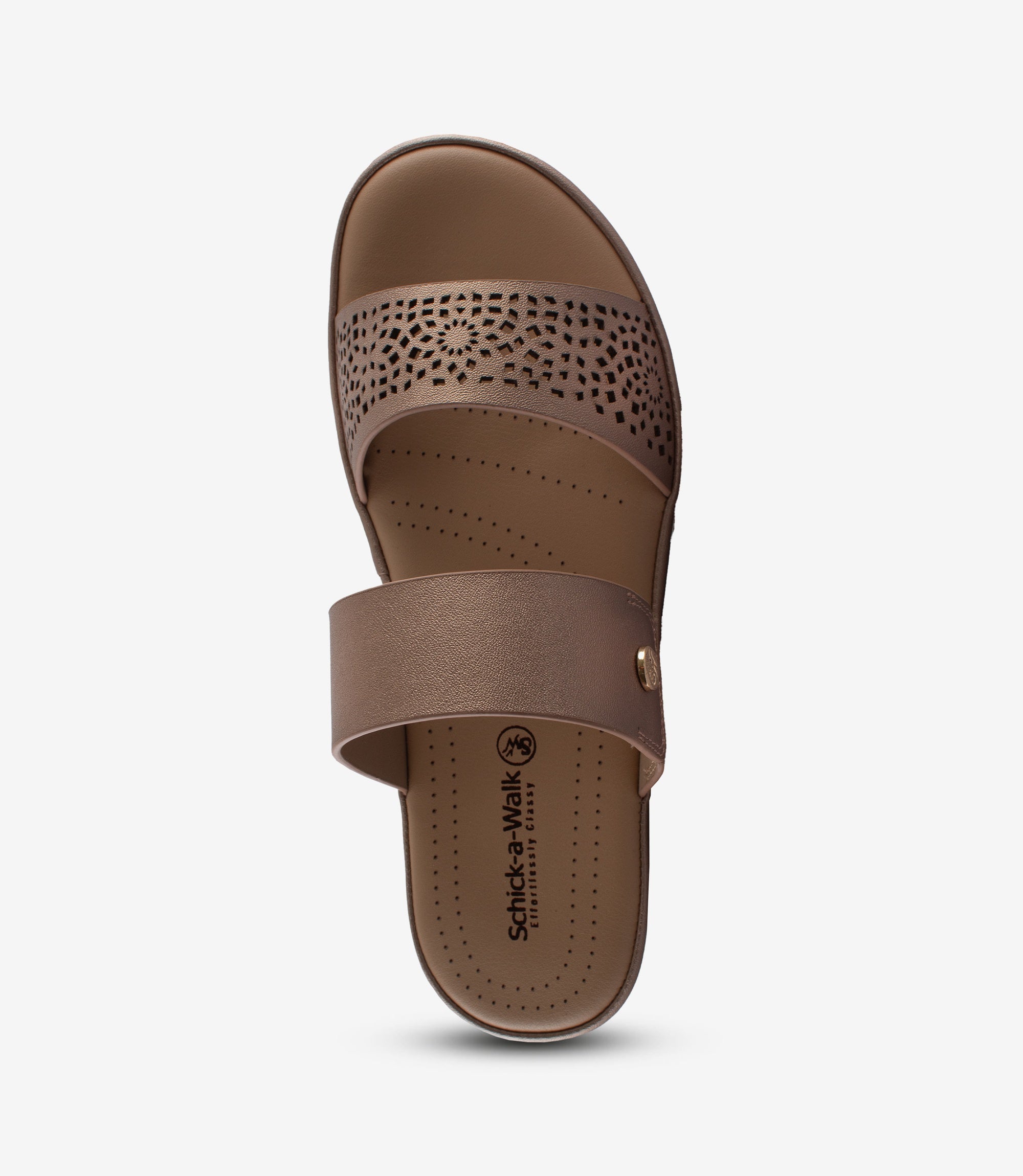 Shimmy Rose Gold Mule