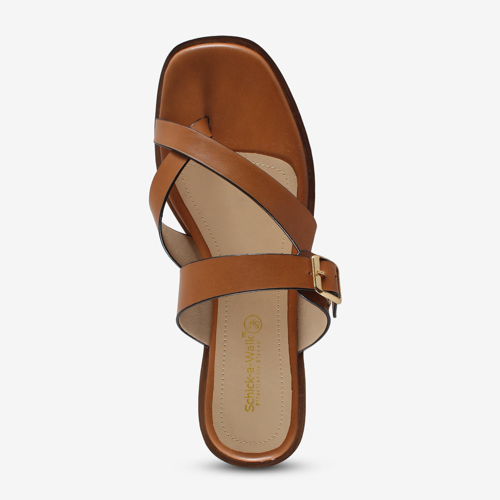 Hazel Tan Toe strap