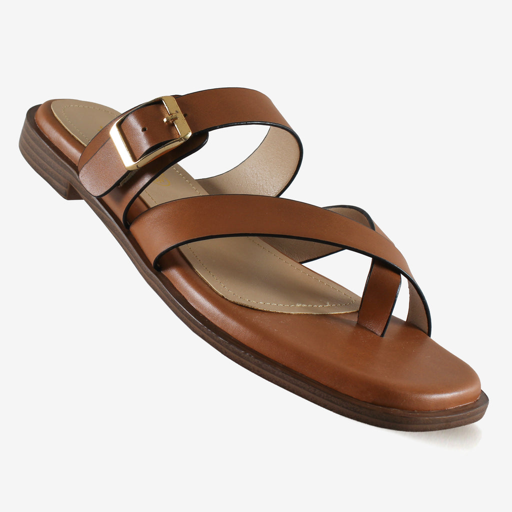 Hazel Tan Toe strap