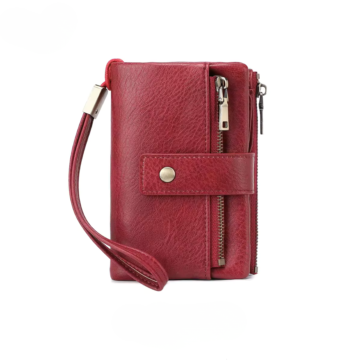 Wine Red RFID Blocking Women's Wallet